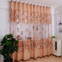 TopFinel luxury jacquard shade tulle for window sheer curtains for living room bedroom kitchen blinds windows treatments fabric