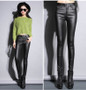 Leather Winter leggings Velvet Women High Waist