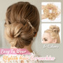 Stylish Hair Scrunchies Synthetic Hair Extensions