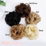 Stylish Hair Scrunchies Synthetic Hair Extensions