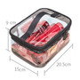 Waterproof Transparent PVC Bath Cosmetic Bag Women Make Up Case