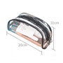 Waterproof Transparent PVC Bath Cosmetic Bag Women Make Up Case