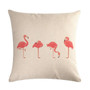 Tropical Flamingo Cotton Linen Throw Pillow Case Cushion Cover Home Decor