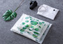 Transparent Plant Cosmetic Bag Travel Makeup Case Women Zipper