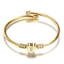 Heart Bracelet Bangle With Letter Fashion Initial Alphabet Charms Bracelets For Women