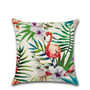 Birds Throw Pillow Case Linen/cotton Flamingo Cushion Cover Car Sofa Home Decor