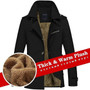 2020 Autumn/winter Trench Coat Men Jackets Casual Outwear Windbreaker Jacket With Plush Insided Long Winter Coats Large Size 5XL