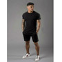 Short Sleeve Men Two Pieces Mens Set T Shirt Shorts Casual Tracksuit Set Sweatsuit  Sportswear Male