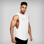 cotton sleeveless shirts gym hooded tank top men Fitness Vest Solid workout tanktop men