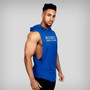 cotton sleeveless shirts gym hooded tank top men Fitness Vest Solid workout tanktop men