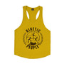Gym Sleeveless Shirt Men Bodybuilding Tank Tops Fitness Workout Cotton Print Singlet Stringer Undershirt Male Casual Summer Vest