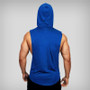 Sleeveless Shirt with hoody Clothing Fitness Men Bodybuilding stringer tank tops Hoodies singlets