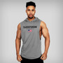 Mens Cotton Hoodie Sweatshirts fitness clothes bodybuilding tank top men Sleeveless Tees