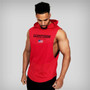 Mens Cotton Hoodie Sweatshirts fitness clothes bodybuilding tank top men Sleeveless Tees