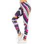 Brand Sexy Women Legging leaf Printing Fitness leggins Fashion  High Waist Leggings