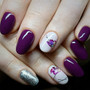 Butterfly Flower Nail Sticker