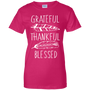 Grateful Thankful Blessed Feather T-Shirt