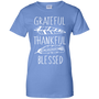 Grateful Thankful Blessed Feather T-Shirt