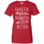 Grateful Thankful Blessed Feather T-Shirt