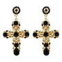 Boho Style Elegent Cross Drop Earrings