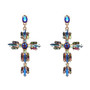 Boho Style Elegent Cross Drop Earrings