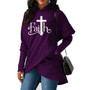 Casual Faith Sweatshirt Hoodie For Women's