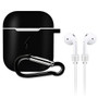 Qi Wireless Charger Soft Silicone Case Earphones for Apple Airpods 2 1 Bluetooth Wireless Earphone Protective Skin Cover Box