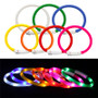 Rechargeable Flashing Night Dog Collars USB luminous pet