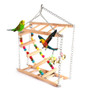 Bird Toy Wooden Rainbow Bridge Steps Stairs Climbing