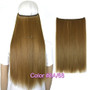 Heat Resistant B5 Synthetic Fiber 20" Silky Straight Invisible Halo Hair Extensions
