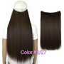 Heat Resistant B5 Synthetic Fiber 20" Silky Straight Invisible Halo Hair Extensions