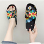 Women Summer Slippers Cute flower Flat Flip Flops Ladies Soft Floral Beach Casual Sandals