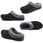 Slippers Fur Warm Fuzzy Plush Garden Clogs Mules Slippers Home Indoor Couple Slippers