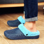 Slippers Fur Warm Fuzzy Plush Garden Clogs Mules Slippers Home Indoor Couple Slippers