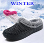 Slippers Fur Warm Fuzzy Plush Garden Clogs Mules Slippers Home Indoor Couple Slippers