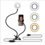 Universal Selfie Ring Light with Flexible Mobile Phone Holder Desk Lamp LED Light