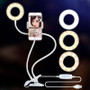 Universal Selfie Ring Light with Flexible Mobile Phone Holder Desk Lamp LED Light
