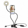 Universal Selfie Ring Light with Flexible Mobile Phone Holder Desk Lamp LED Light