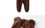 Bear Onesie Slippers Women Pajama Funny Festival Party Fancy Zipper Button Overalls