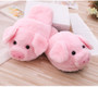 Winter Women Warm Indoor Slippers Pink Pig Cute Women's Soft Furry Plush Woman Comfort House Shoes