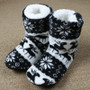 Winter Fur Slippers Women Warm House Slippers Plush Cotton Indoor In-Home Cute Shoes