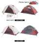 Blackdeer Archeos 2P Tent Outdoor Camping 4 Season Tent With Snow Skirt Double Layer Waterproof