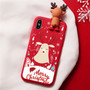 Christmas Cute Anime Deer Case For iPhone 11 12 Pro XS Max XR X SE 2 2020