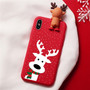 Christmas Cute Anime Deer Case For iPhone 11 12 Pro XS Max XR X SE 2 2020