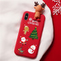 Christmas Cute Anime Deer Case For iPhone 11 12 Pro XS Max XR X SE 2 2020