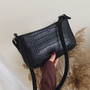 Messenger Handbags Retro Alligator Pattern Women shoulder bags Flap New PU Leather Casual Solid crossbody bags for women Bolsas
