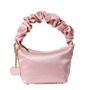 Female Pleated Handbag Silk Shoulder Bag