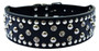 Studded 2 Inch Wide leather Dog Collar