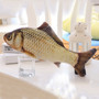 1PC 3D Fish   Chewing Cat Toy Catnip Stuffed