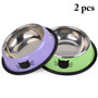Dog Cat Bowl Stainless Steel Anti-Skid